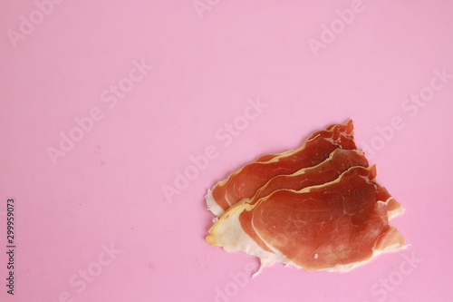 slices of serrano ham