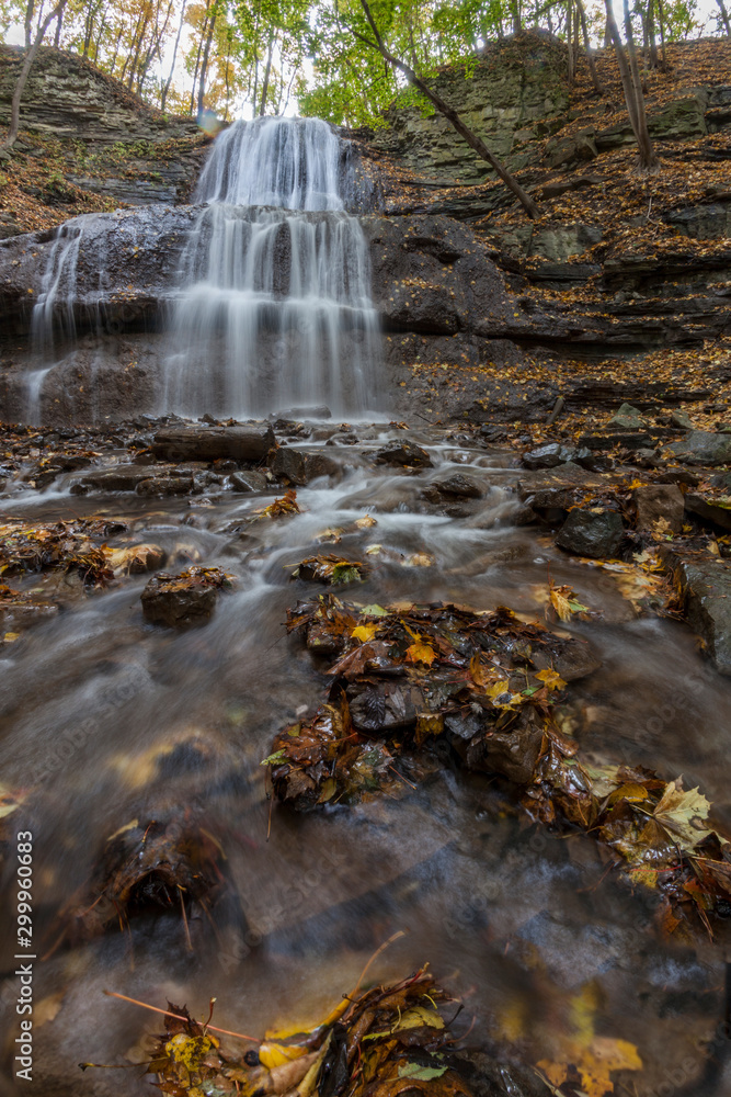 Obraz premium Sherman Falls in fall