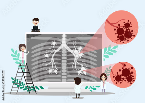 Lung organ anatomy symbol