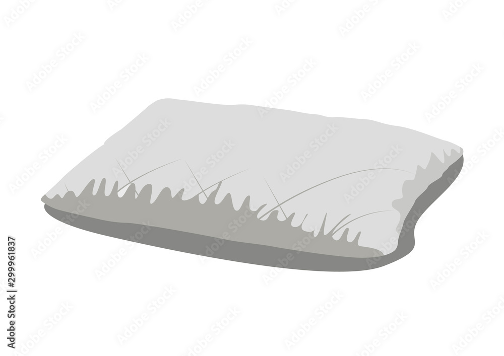pillow  illustration realistic vector illustration isolated