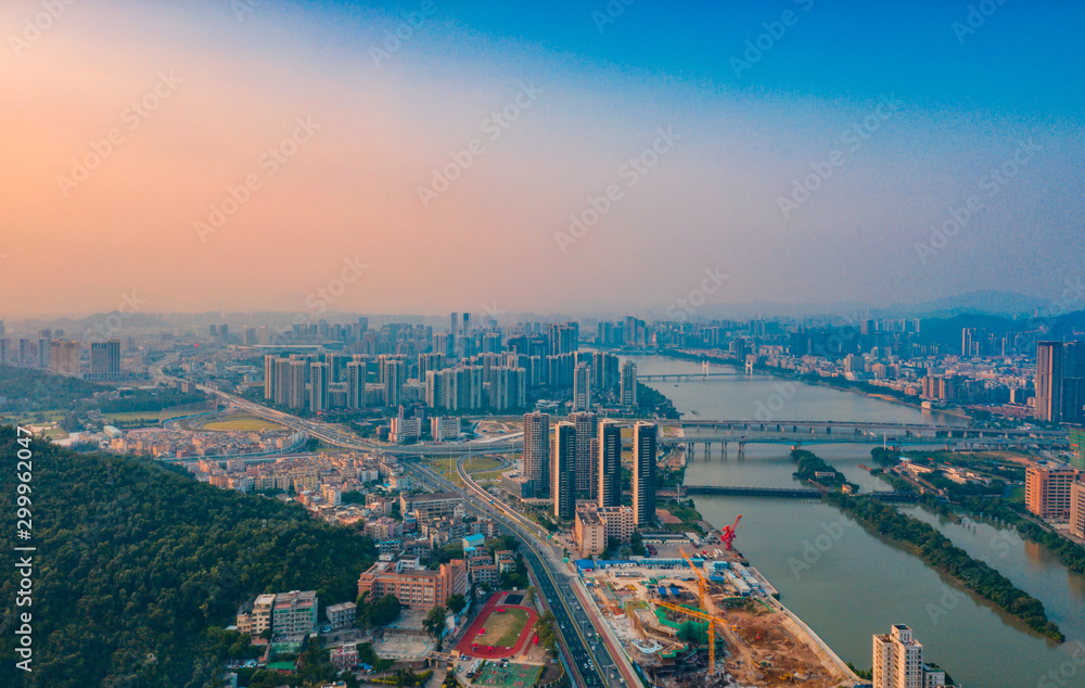 custom made wallpaper toronto digitalAerial panoramic views of Zhuhai, China, and The Great Bay Area of Macau