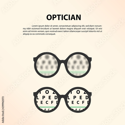 Optician Concept.
