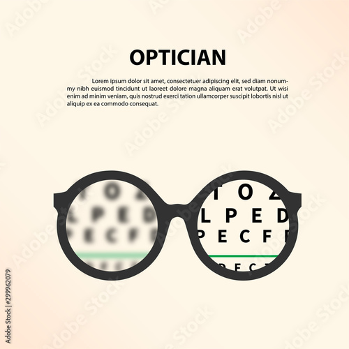 Optician Concept.