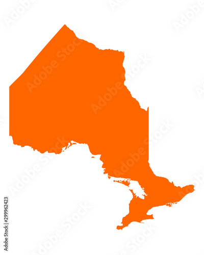 Karte von Ontario