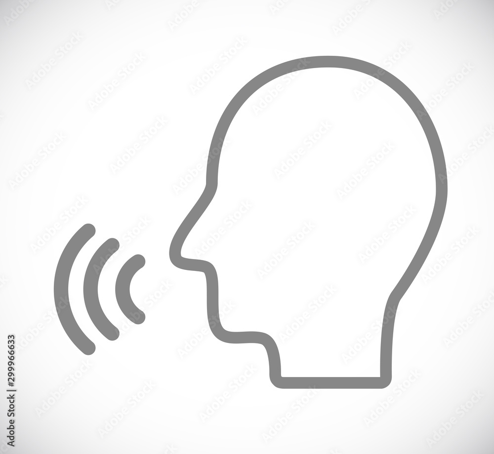 head speak icon head speak icon