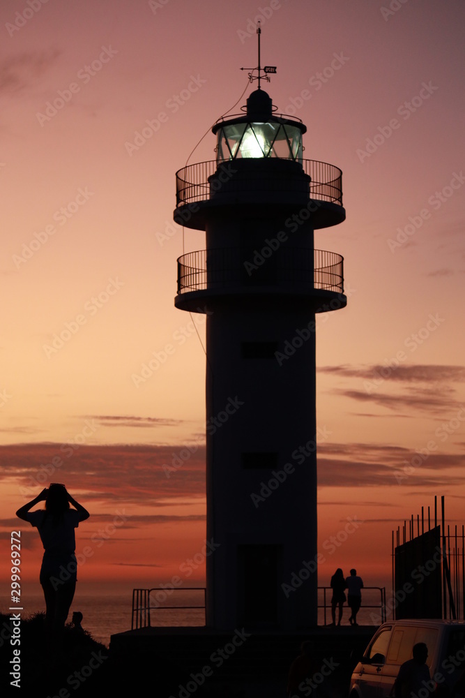 lighthouse at sunset lighthouse at sunset