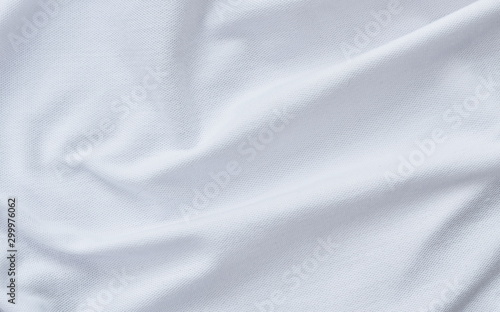 close up of white fabric background and texture