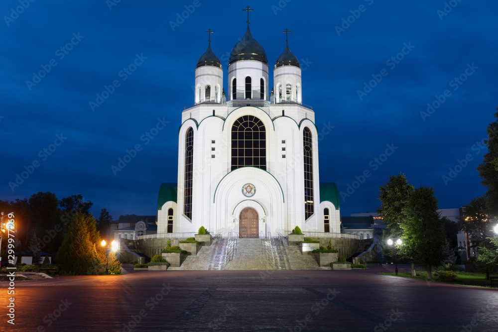 Cathedral of Christ the Saviour on Victory Square in Kaliningrad Cathedral of Christ the Saviour on Victory Square in Kaliningrad