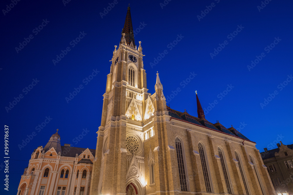 Name of Mary Church in Novi Sad