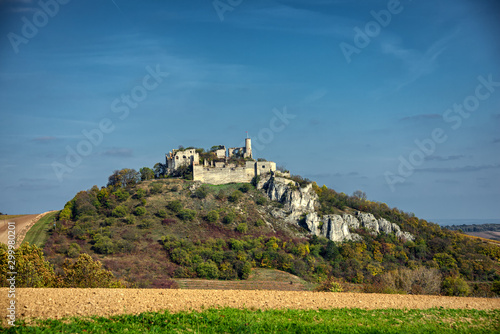 Falkenstein Castle in autumn  Austria