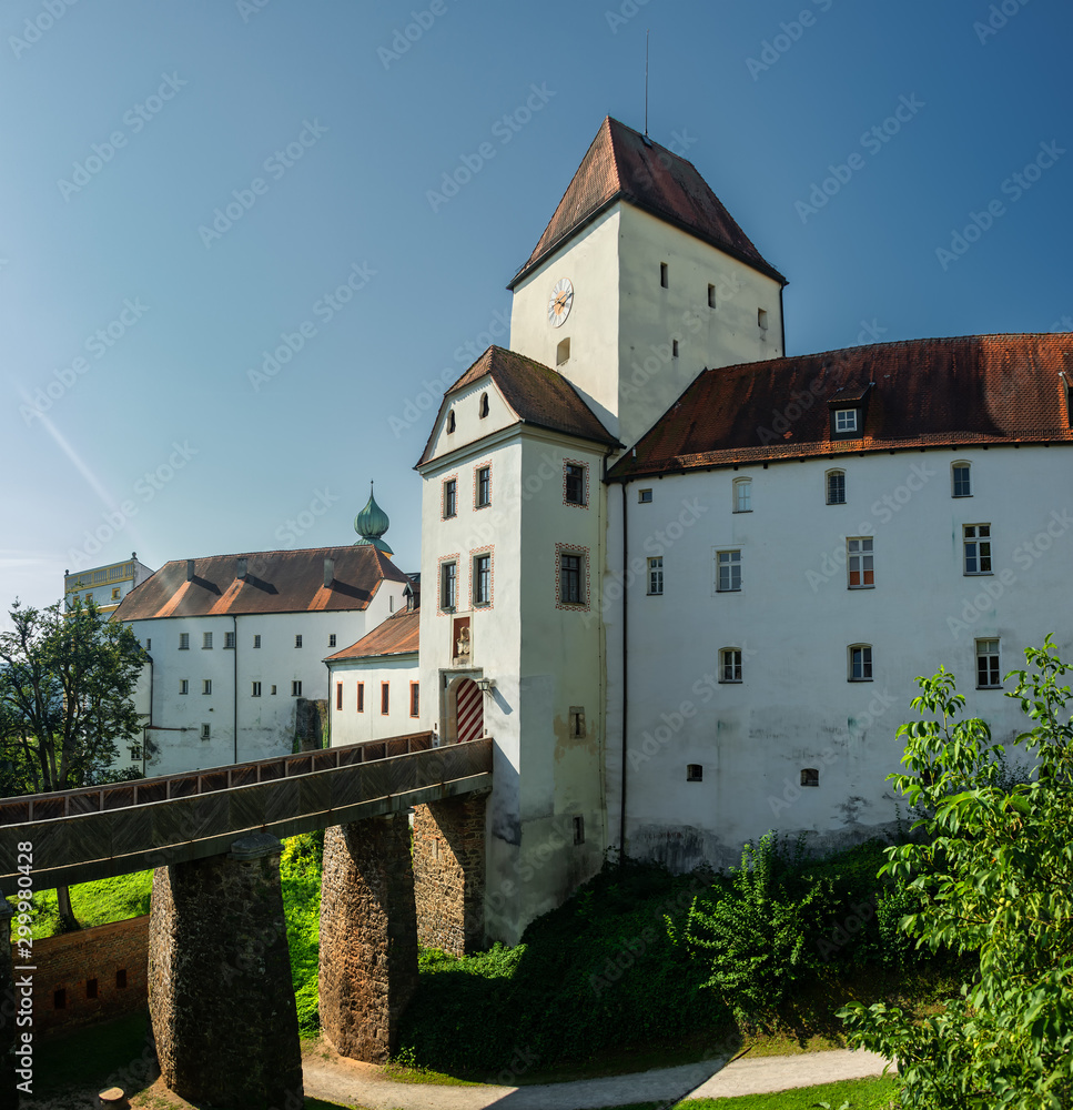 Veste Oberhaus, a fortress high above the city of Passau, was founded in 1219
