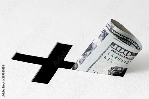 Принти на полотні Concept of generous church donations and charity activity