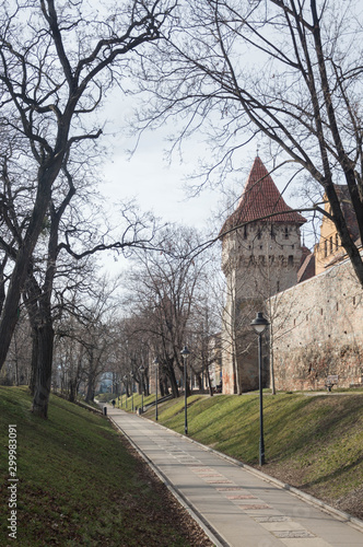 Old fortress in a historical town - Transylvania, Romania © Menta