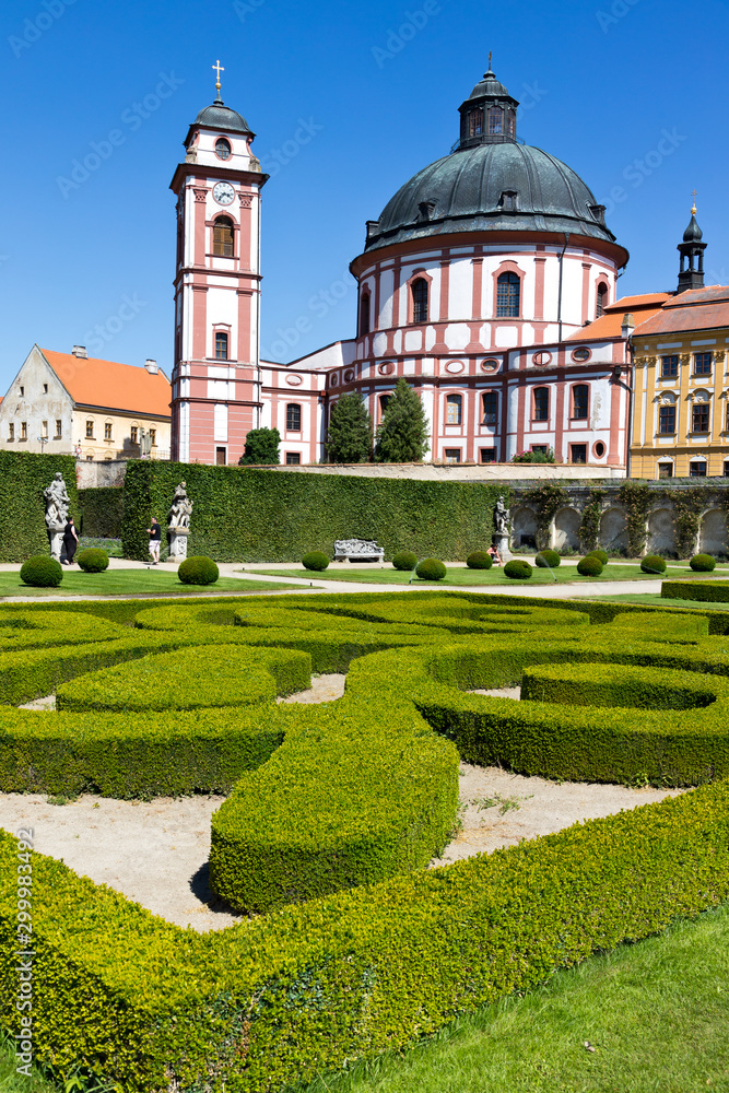 baroque castle Jaromerice nad Rokytnou, Vysocina district, Czech republic, Europe