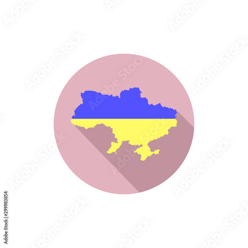 Blue and yellow Outline Ukr...