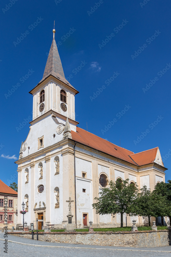 Church of st. John the Baptist,  Namest nad Oslavou, Vysocina district, Czech republic, Europe