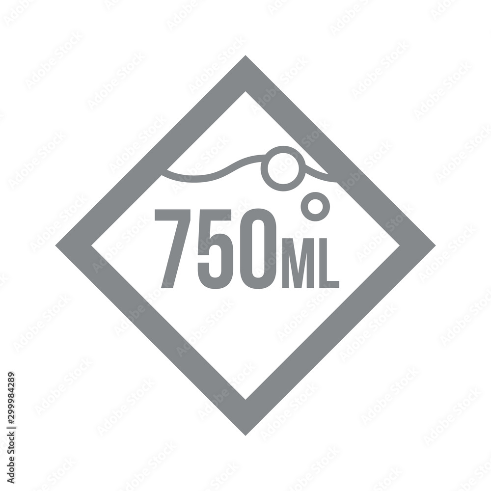 Liter l sign (l-mark) estimated volumes 750 milliliters (ml) Vector symbol packaging, labels used for prepacked foods, drinks different liters and milliliters. 750 ml vol single icon isolated on white Liter l sign (l-mark) estimated volumes 750 milliliters (ml) Vector symbol packaging, labels used for prepacked foods, drinks different liters and milliliters. 750 ml vol single icon isolated on white