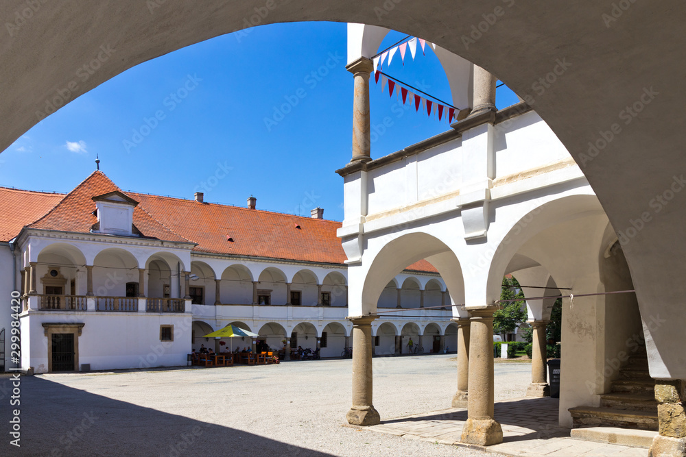 renaissance castle Oslavany, Vysocina district, Czech republic, Europe