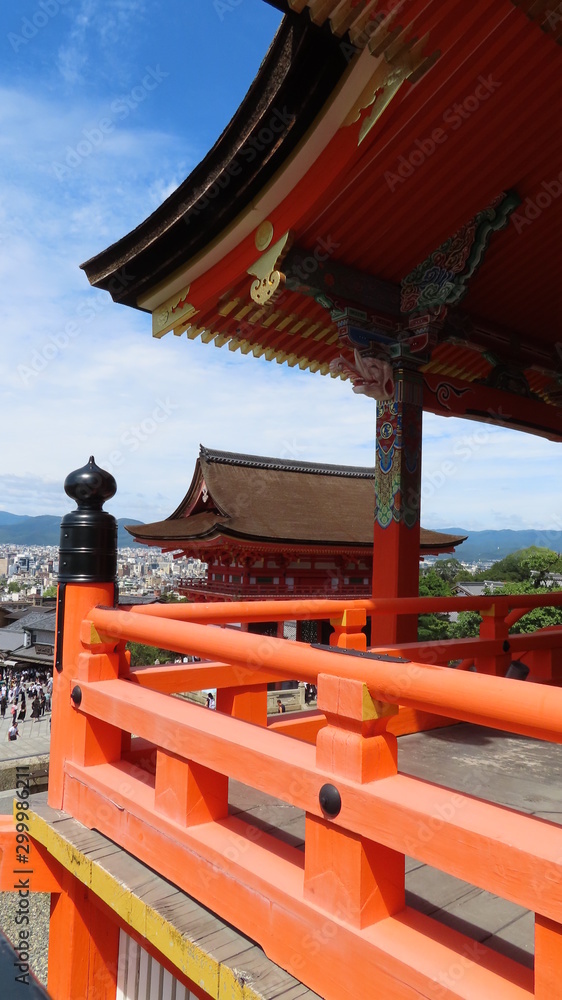 Obraz premium Site religiosi a Kyoto, Tokyo, Osaka. Giappone