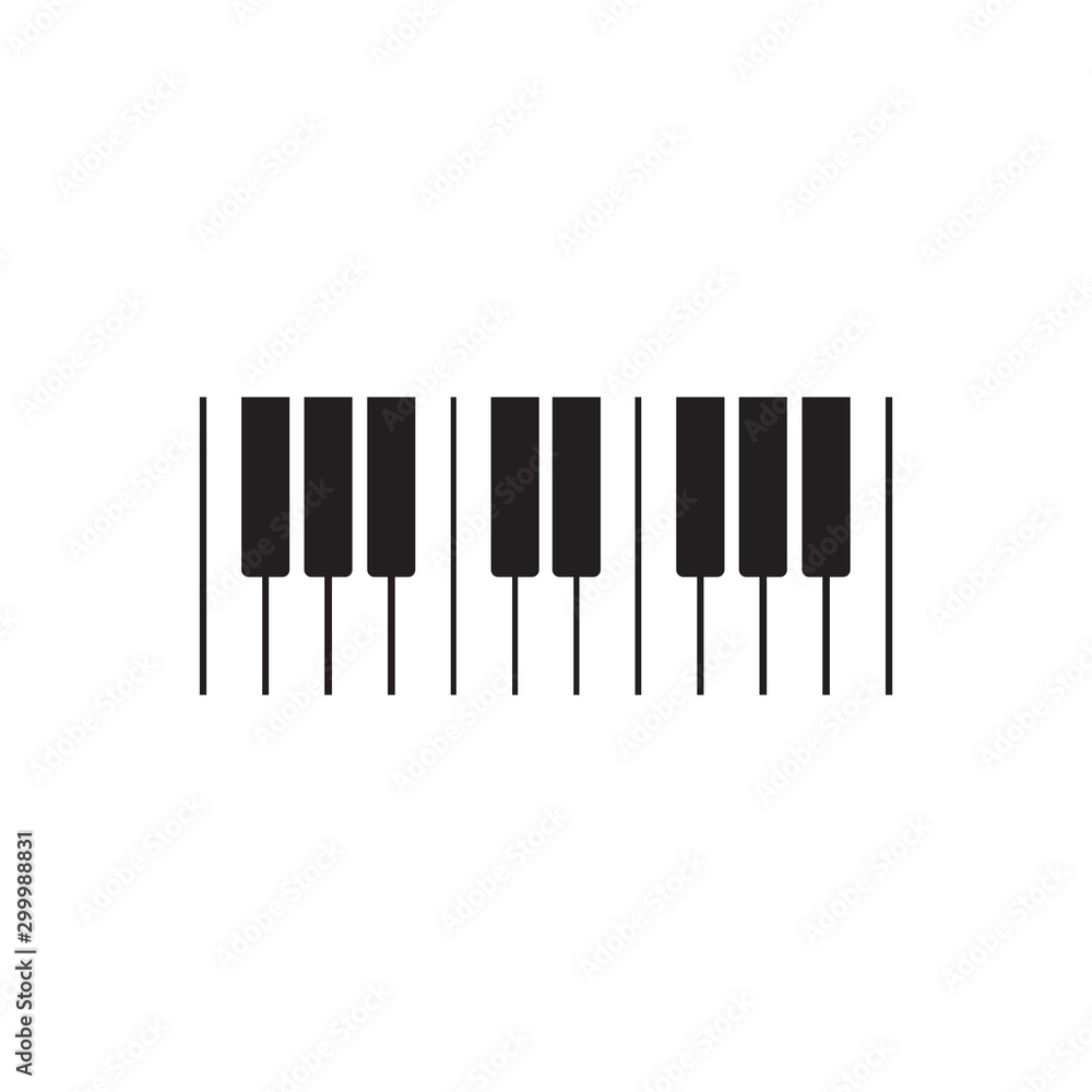 Piano logo icon vector illustration template Piano logo icon vector illustration template