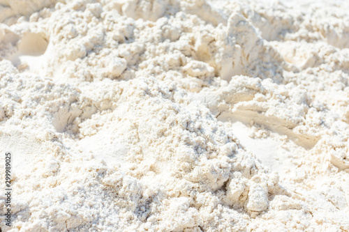 Sand on the the beach as background