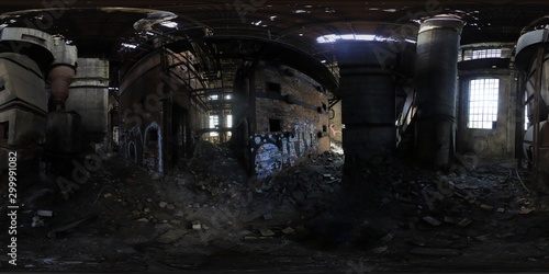 Abandoned Factory HDRI panorama