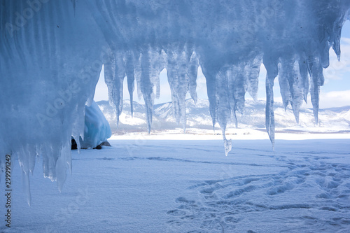 Ice cave on Lake Baikal © gumbao