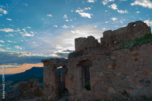 sagunto castle  is a tourist and cultural icon of this city of Alicante in Spain