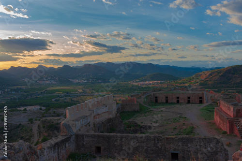 sagunto castle  is a tourist and cultural icon of this city of Alicante in Spain