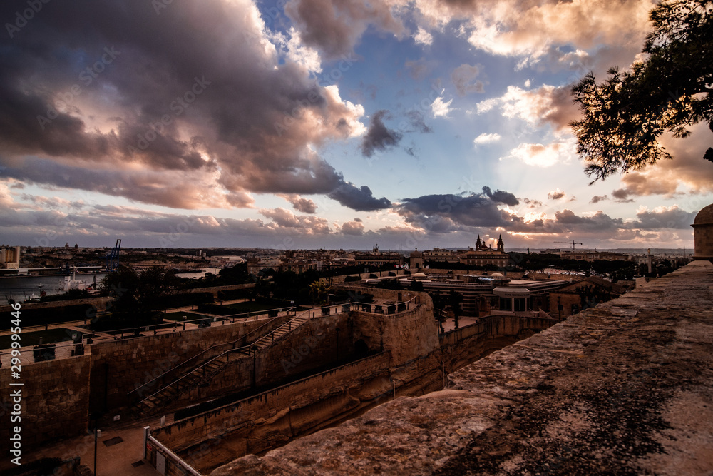 Valletta impressions right before sunset Valletta impressions right before sunset