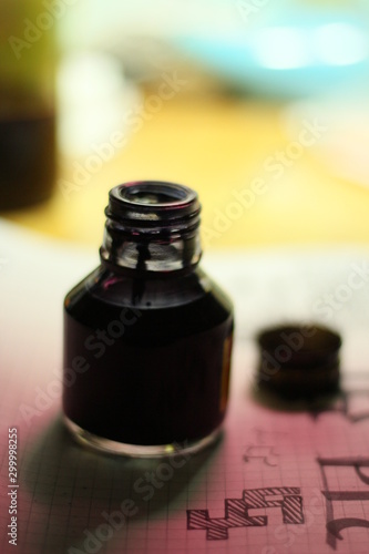 bottle of ink