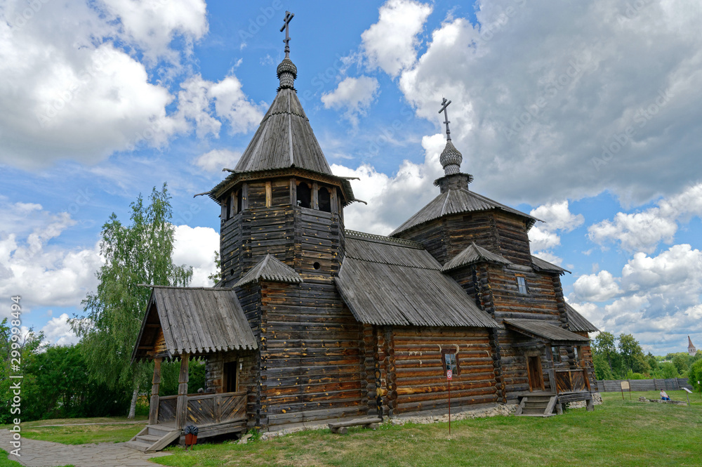 Eglise en bois, Souzdal, Anneau d’or, Oblast, Russie	
