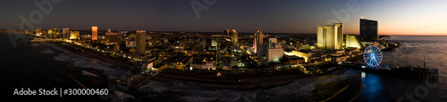Photos Drone view on the Atlantic City Skyline
