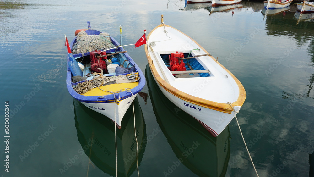 Small Boats In The Sea