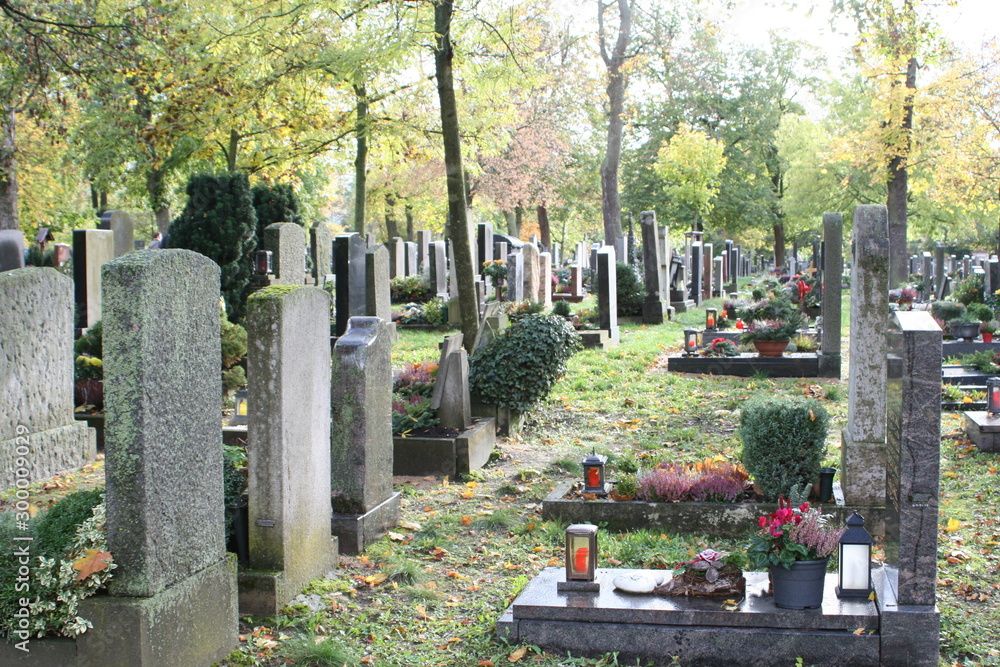 Naklejka premium Friedhof an Allerheiligen