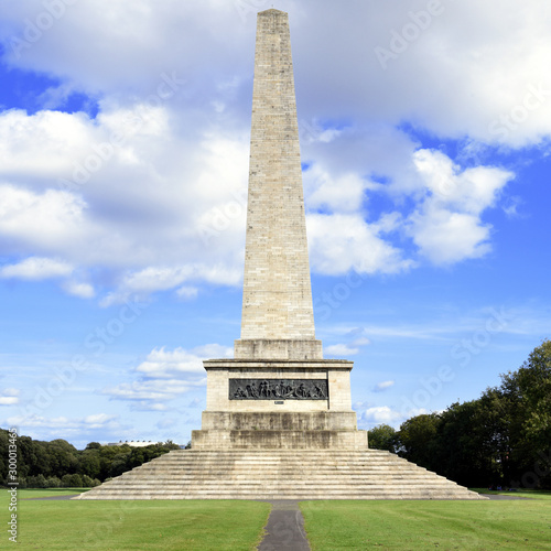 The 62 metre high wellington Monument in Dublin’s Phoenix Park. Built as a testimonial to the Iron Duke, it was completed in 1861. Designed by Sir Robert Smirke, it is the tallest obelisk in Europe