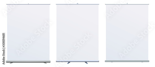 Roll Up Banner Stand on isolated clean background08