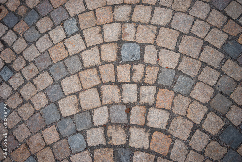 Abstract cobblestone background in a rainy stockholm Abstract cobblestone background in a rainy stockholm