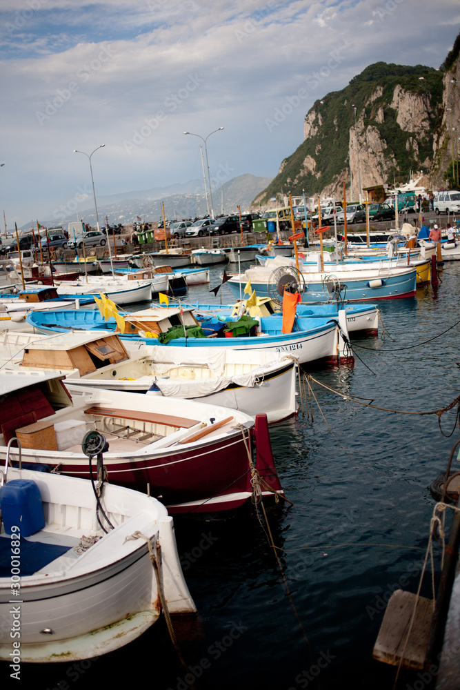 Boats in the Harbor Italy