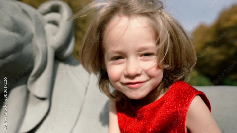 portrait of a little girl