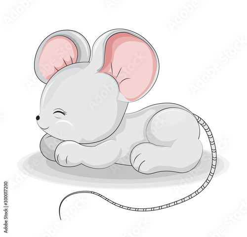 sleeping mouse rat