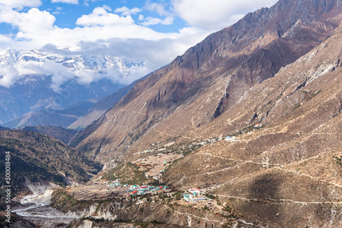 Ama Dablam Mountain. Trekking Everest Base Camp. Nepal.