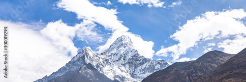 Ama Dablam Mountain. Trekking Everest Base Camp. Nepal.