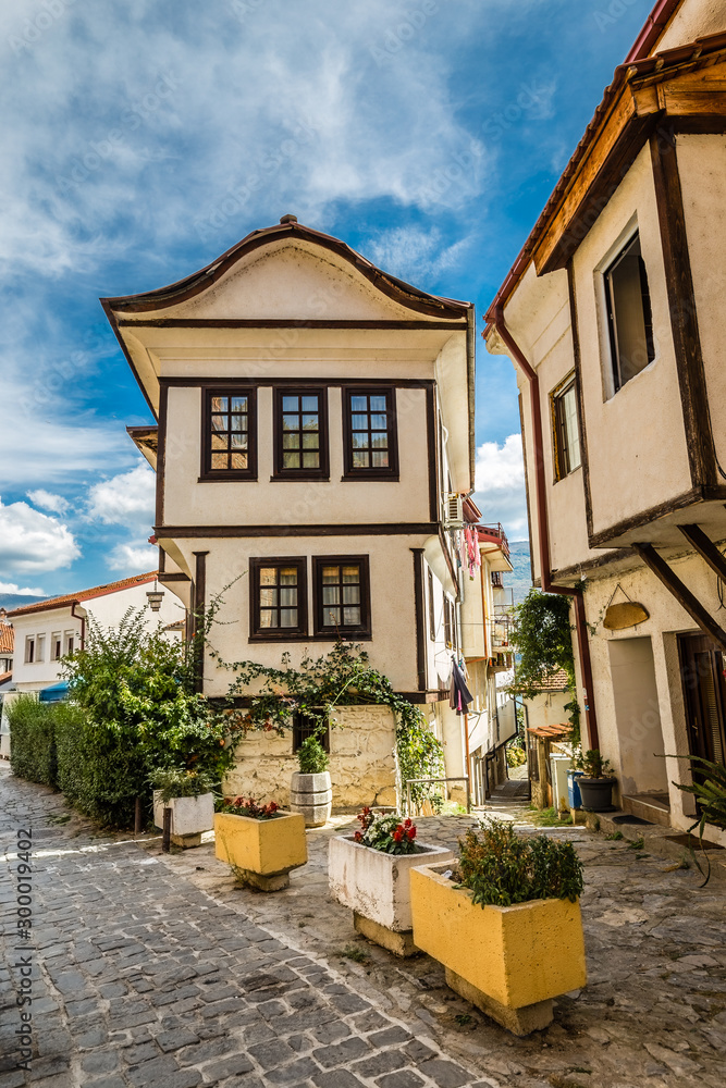 Traditional Building In Ohrid, Macedonia