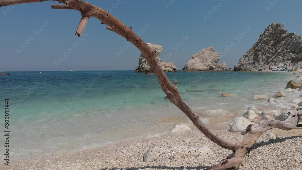 rocky seashore with crystal clear waters rocky seashore with crystal clear waters