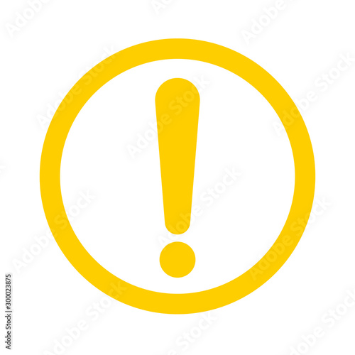 Exclamation mark - vector.