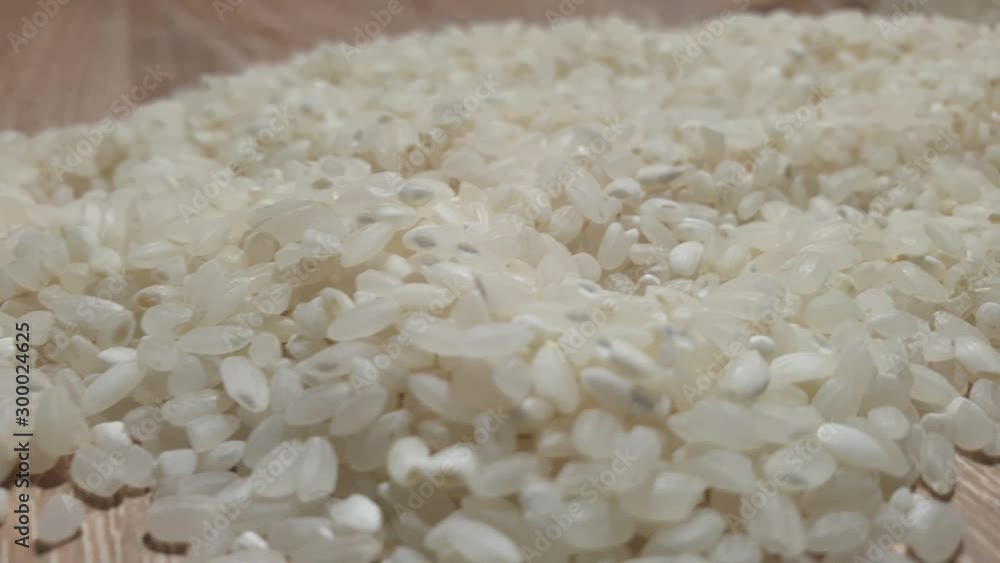Rice close up. Rice groats. Grains of rice. Rice close up. Rice groats. Grains of rice.