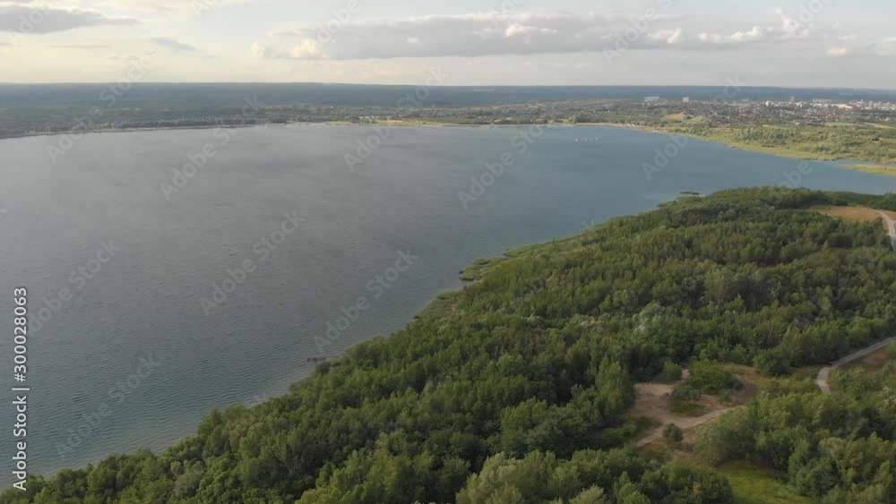 aerial view of a lake aerial view of a lake