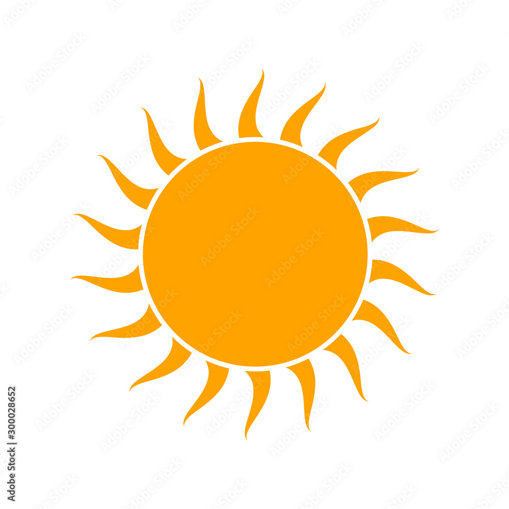 Vector sun icon Vector sun icon