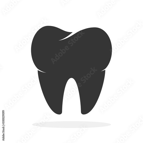 Vector Tooth icon.